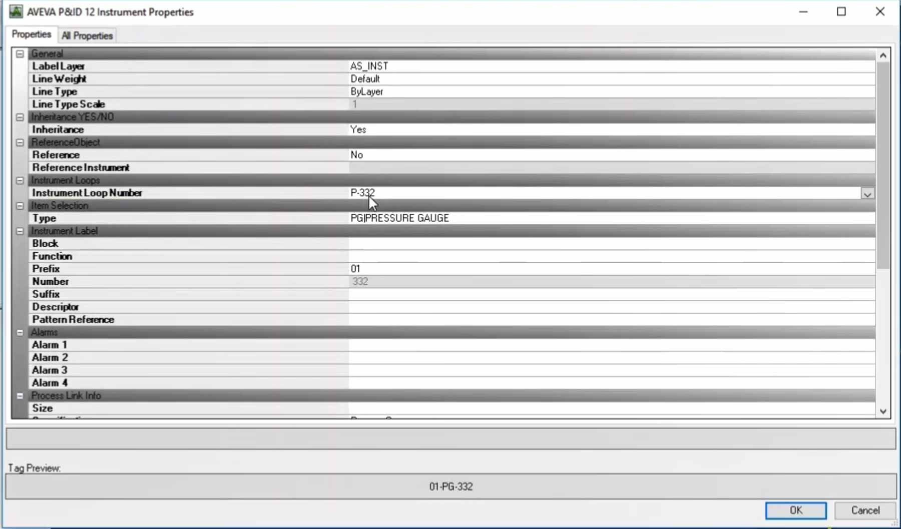 AVEVA PID Options