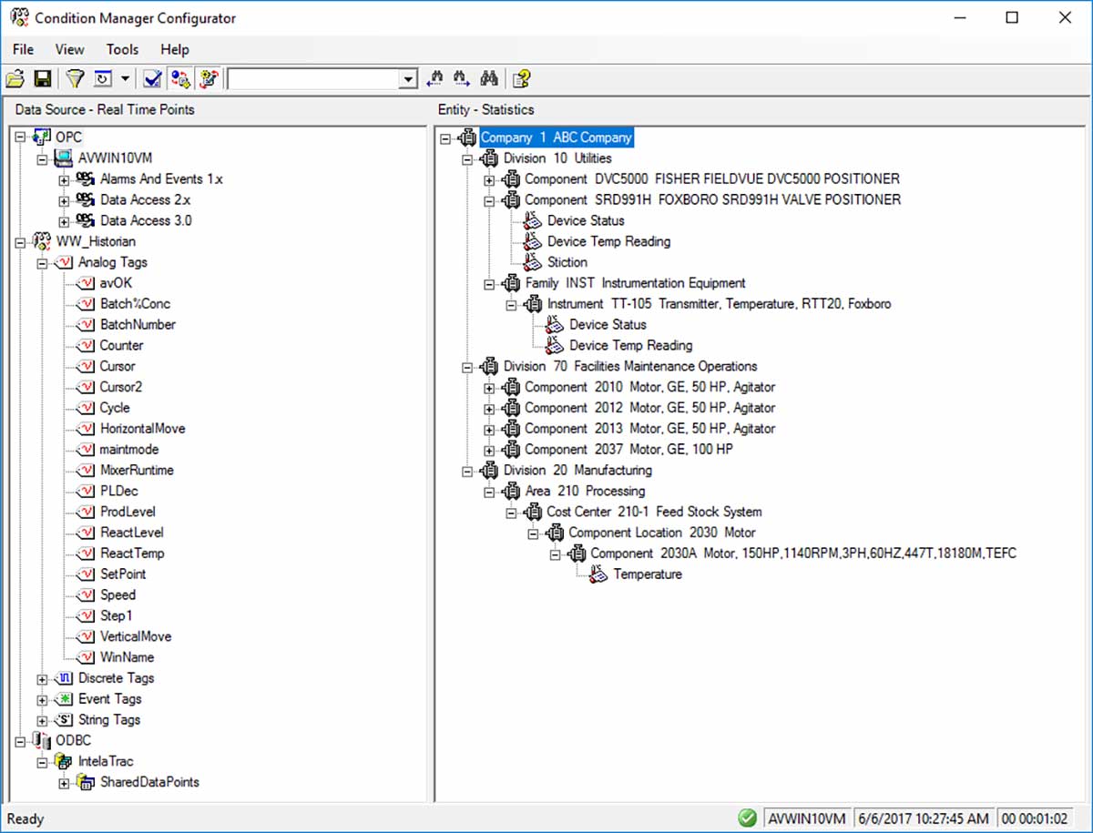 AVEVA Condition Management Assets