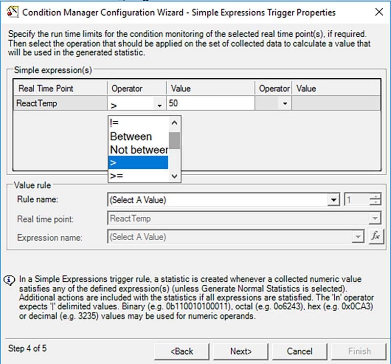 AVEVA Condition Management Expressions