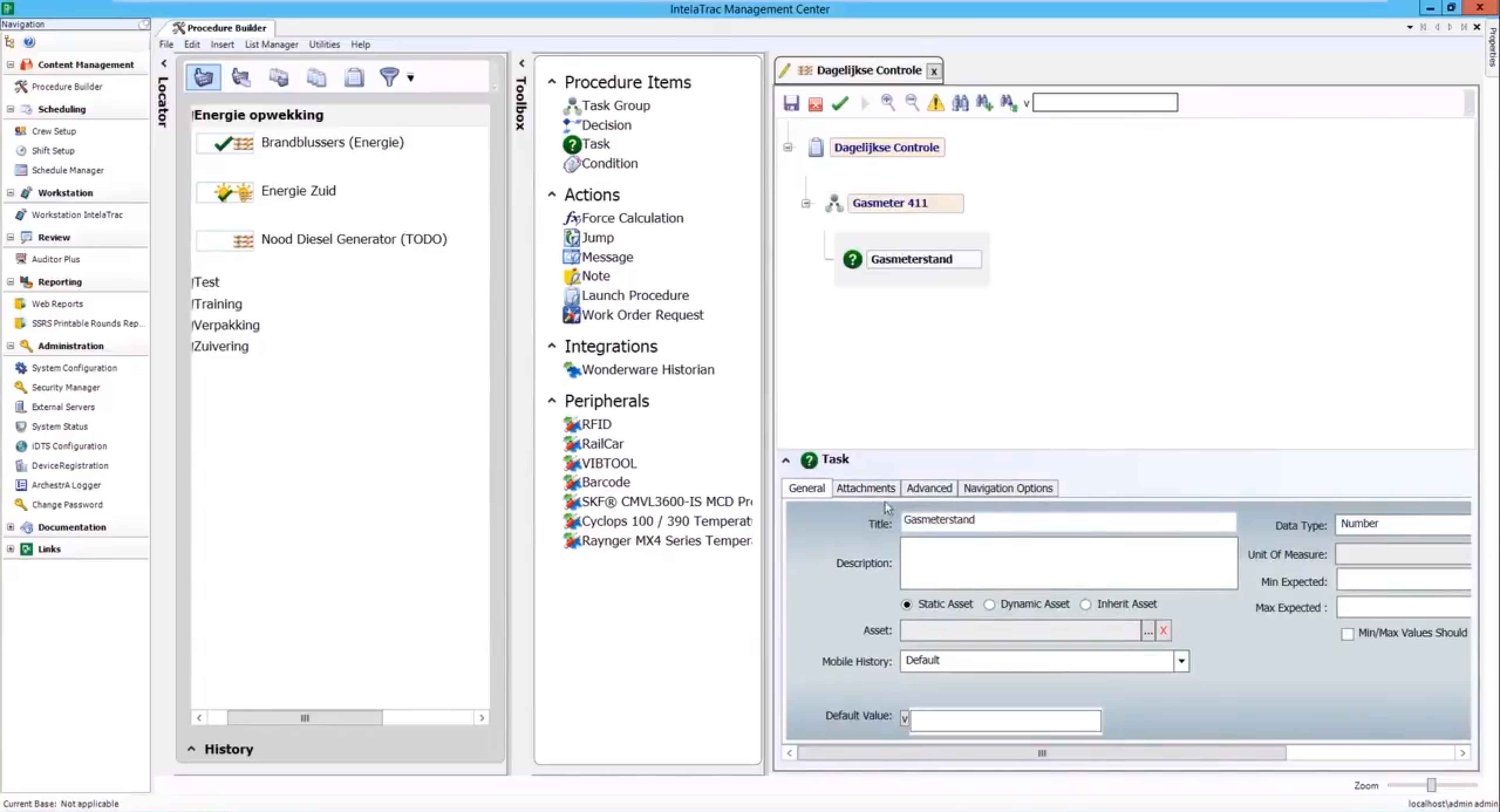 AVEVA Mobile Operator New Procedure