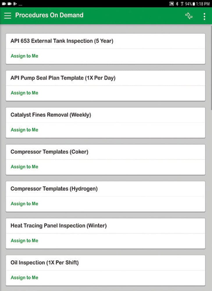 AVEVA Mobile Operator Operator